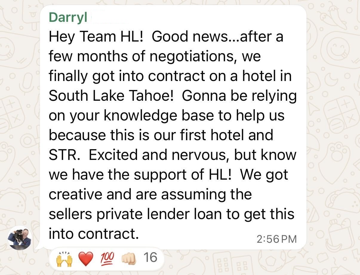 Darryl Glass Lake Tahoe Private Loan Takeover